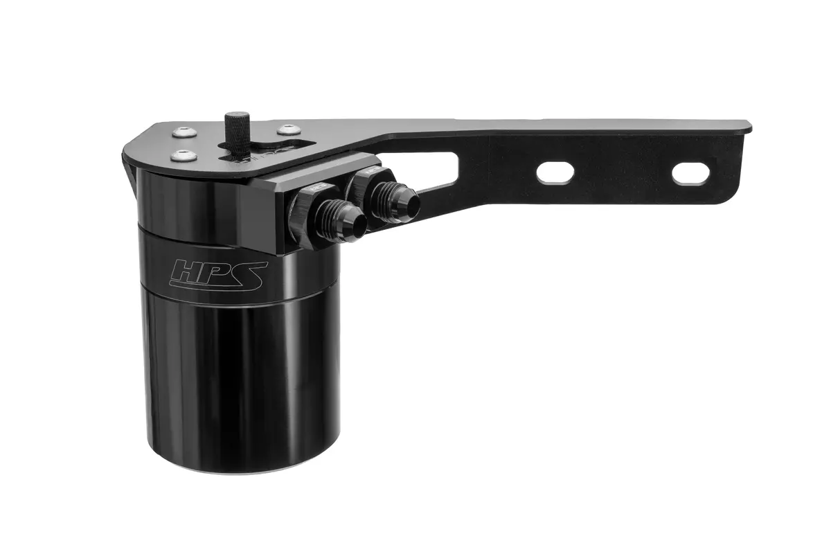 Hps Black 5Fl Oz Aluminum Oil Catch Can Tank Mount Bracket Kit 19+ Acura Rdx 2.0T 1