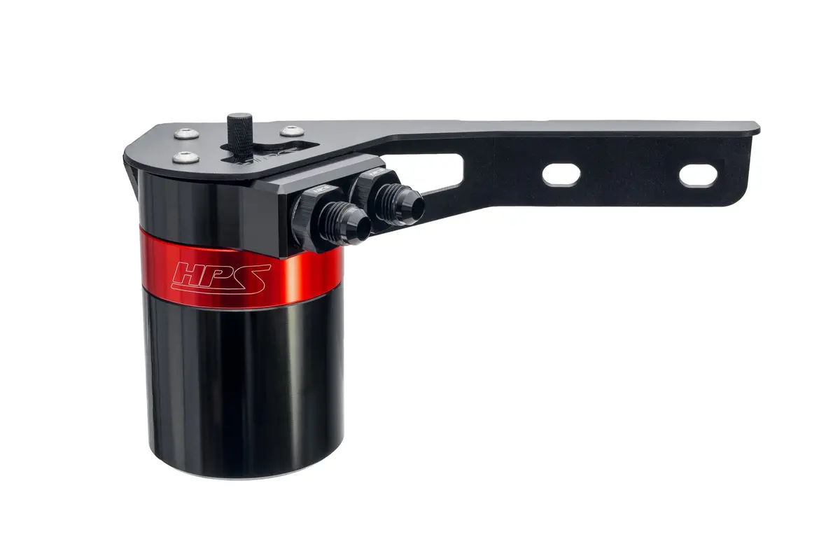 Hps Red 5Fl Oz Aluminum Oil Catch Can Tank Mount Bracket Kit 19+ Acura Rdx 2.0T 1