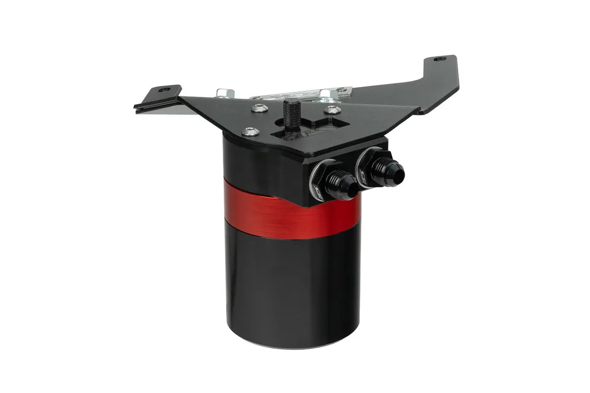 Hps Red 5Fl Oz Aluminum Oil Catch Can Tank Mount Bracket Kit 21+ Acura Tlx Type-S 3.0T Ub7 1