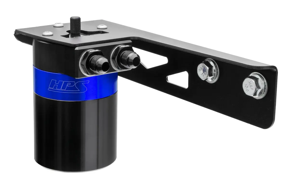 Hps Blue 5Fl Oz Aluminum Oil Catch Can Tank Mount Bracket Kit 03-09 Toyota 4Runner 4.7L V8 1