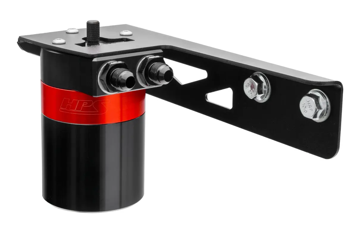 Hps Red 5Fl Oz Aluminum Oil Catch Can Tank Mount Bracket Kit 03-09 Toyota 4Runner 4.7L V8 1