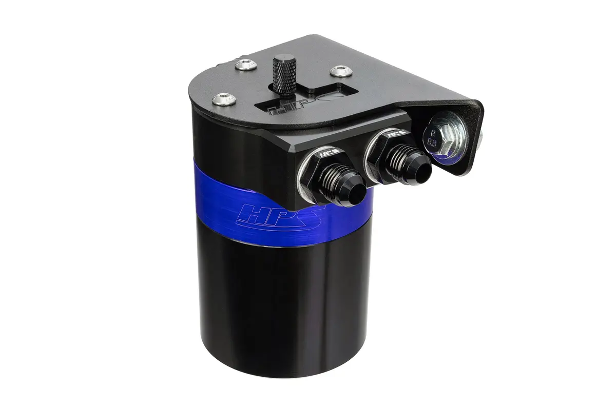 Hps Blue 5Fl Oz Aluminum Oil Catch Can Tank Mount Bracket Kit 03-09 Lexus Gx470 J120 1