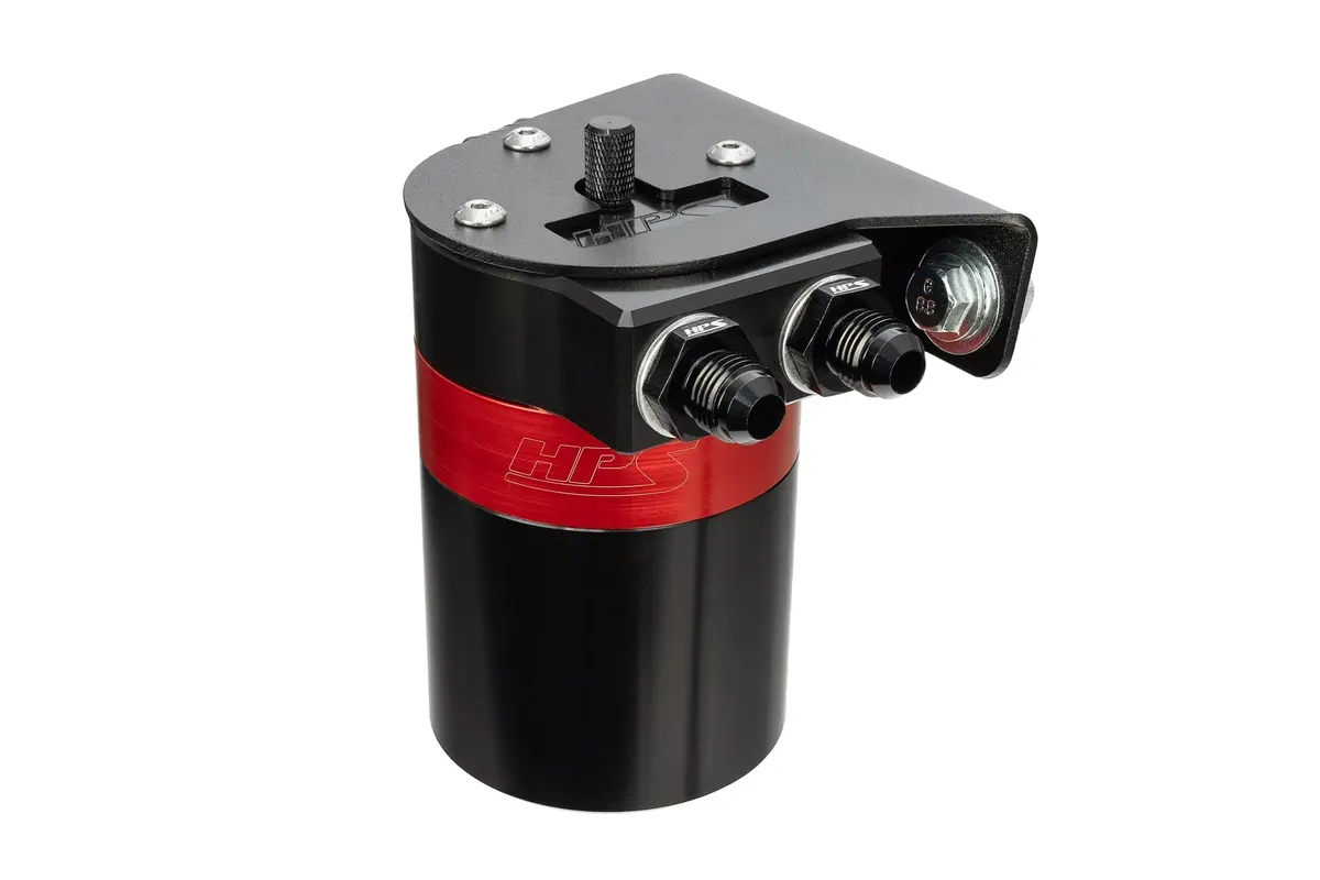 Hps Red 5Fl Oz Aluminum Oil Catch Can Tank Mount Bracket Kit 03-09 Lexus Gx470 J120 1