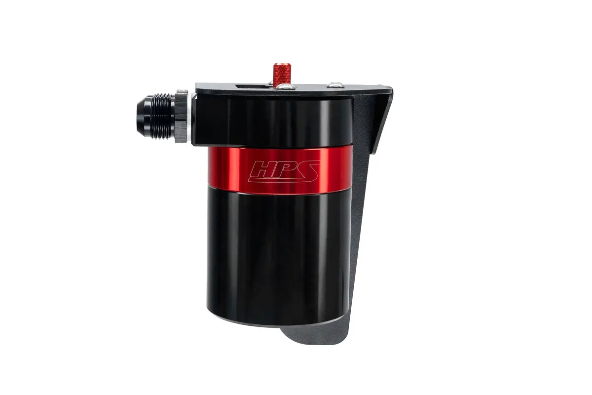 Hps Red 147Ml Oil Catch Can W/Mount Bracket For 21-22 Polaris Rzr Turbo S & Turbo S4 / 16-20 Rzr Xp & Xp 4 1