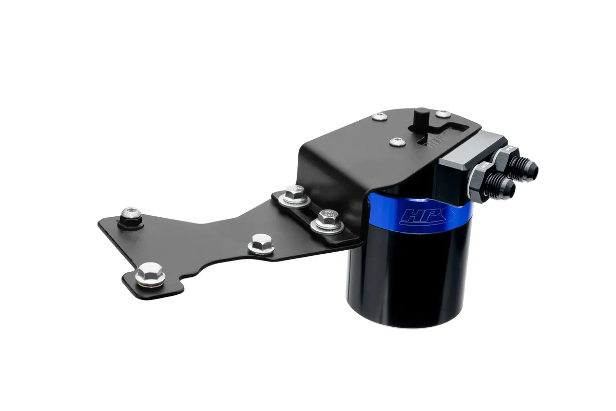 Hps Blue 5Fl Oz Aluminum Oil Catch Can Tank Mount Bracket Kit 06-15 Lexus Is250 Is350 V6 1