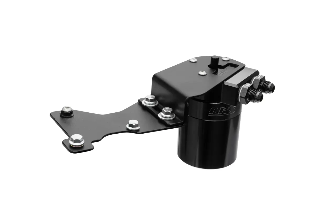 Hps Black 5Fl Oz Aluminum Oil Catch Can Tank Mount Bracket Kit 06-15 Lexus Is250 Is350 V6 1