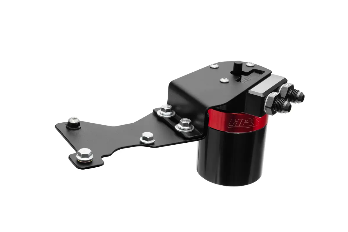 Hps Red 5Fl Oz Aluminum Oil Catch Can Tank Mount Bracket Kit 06-15 Lexus Is250 Is350 V6 1