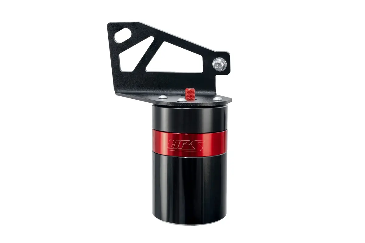 Hps Red 147Ml Oil Catch Can W/Mount Bracket For 15-20 Ford F-150 Heritage 2.7L V6 / 3.5L V6 Turbo P552 1