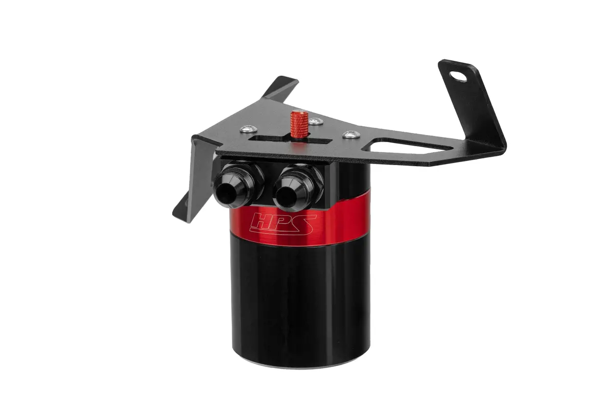 Hps Red 147Ml Oil Catch Can W/Mount Bracket For 18+ Subaru Crosstrek / 17+ Impreza 2.0L 2.5L Gas Models 1