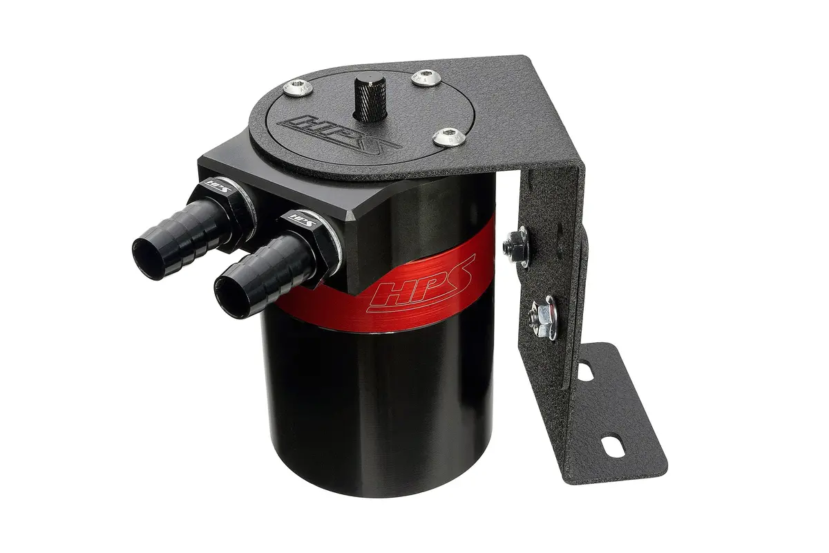 Hps Universal Aluminum Oil Catch Tank Kit 5Fl Oz (147Ml) Fit To 3/8" Barb Adapter 1