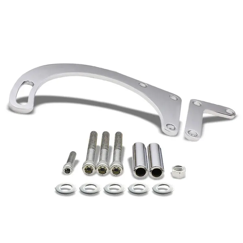 Aluminum Low Mount Alternator Bracket For 55-68 Small Block Sbc V8 Short Water Pump 1