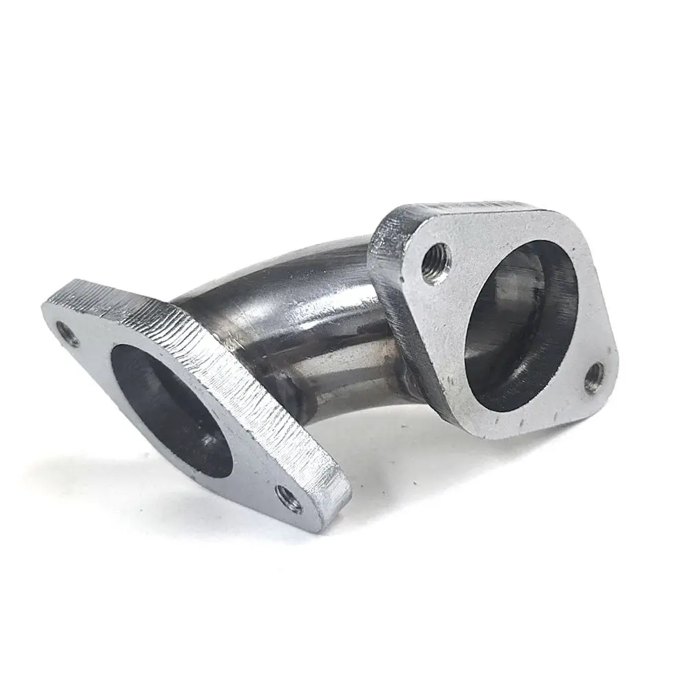 Universal 35/38Mm 90Degree Wastegate Elbow Extension Relocator Adapter Pipe Tube 1