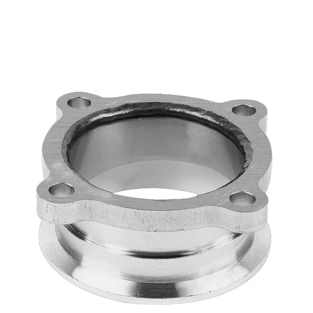 2.75" 4-Bolt Flange To 3.00" V-Band Pipe Gt35/Gt30 Turbo Exhaust Flange Adapter 1