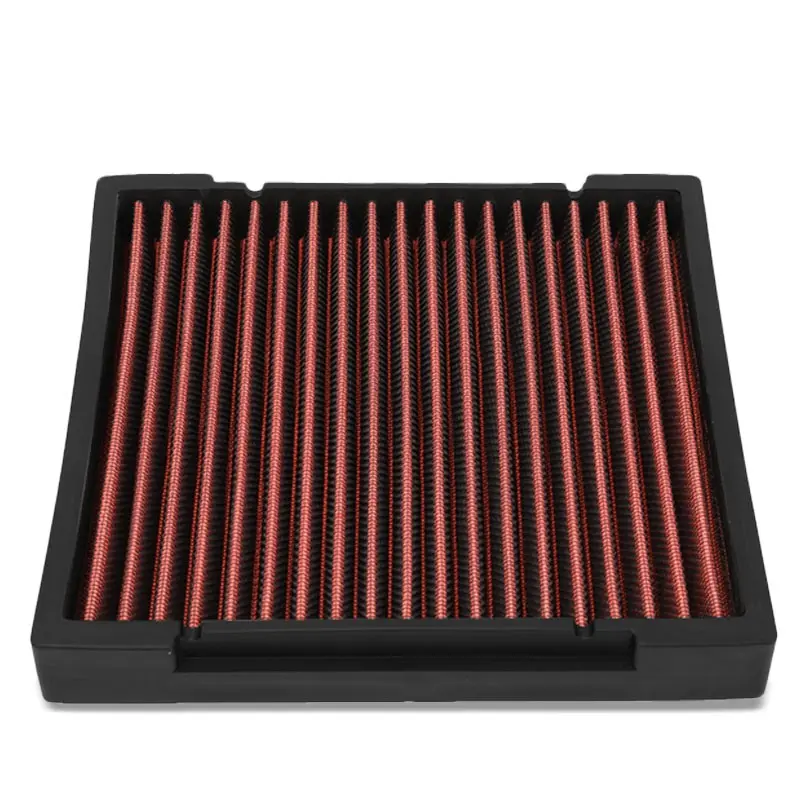 Red High Flow Drop-In Panel Cabin Air Filter For 11-16 Honda Cr-Z 1