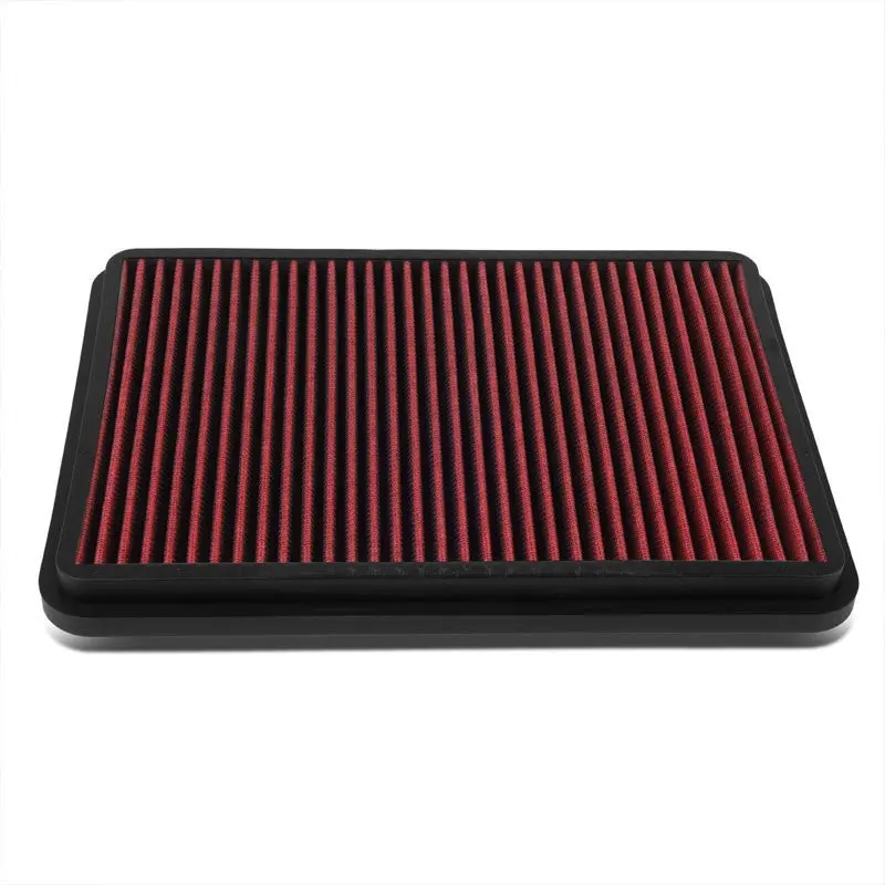 Red High Flow Cotton Drop-In Panel Air Filter For 03-08 4Runner 4.7L V8 2