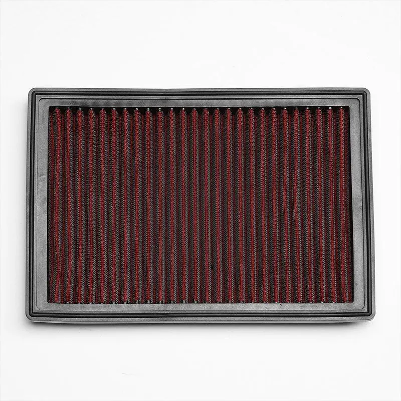 Red High Flow Cotton Drop-In Panel Air Filter For 12-17 Sonic 1.8L 1.4T 2