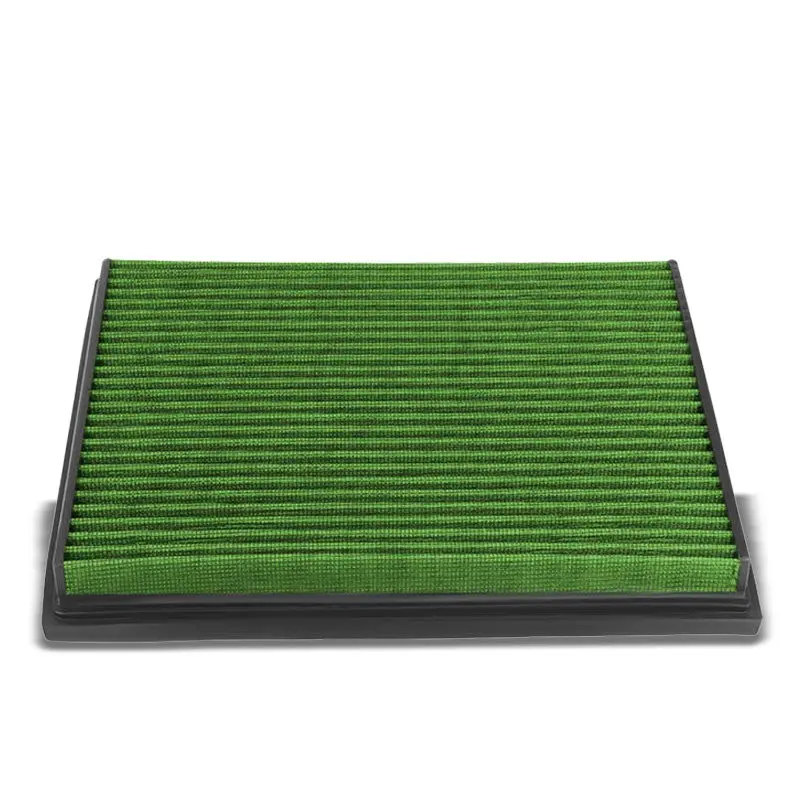 Green High Flow Washable Oe Drop-In Panel Air Filter For Bmw 11-17 X5 X6 3.0L 1