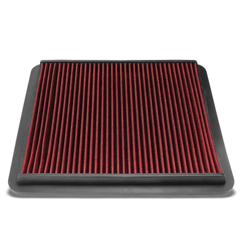 Red High Flow Washable/Reusable Style Drop-In Panel Air Filter For 07-14 Tundra 1