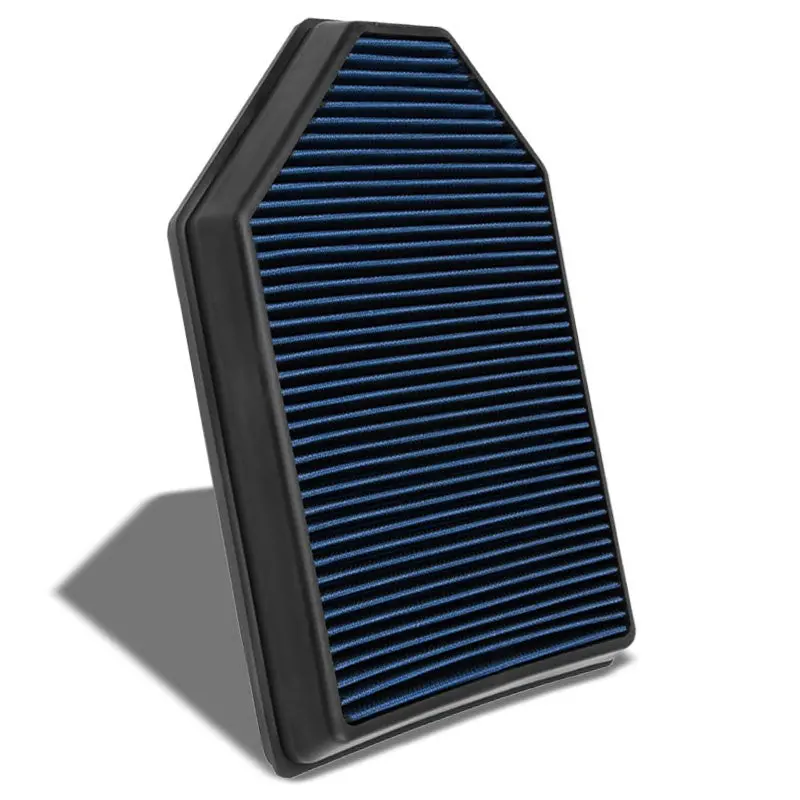 Blue High Flow Washable Drop-In Panel Air Filter For 11-18 Charger 1
