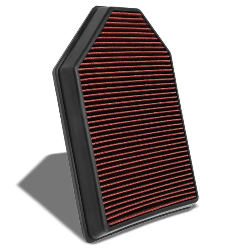 Red High Flow Washable Drop-In Panel Air Filter For 11-18 Dodge Charger 1