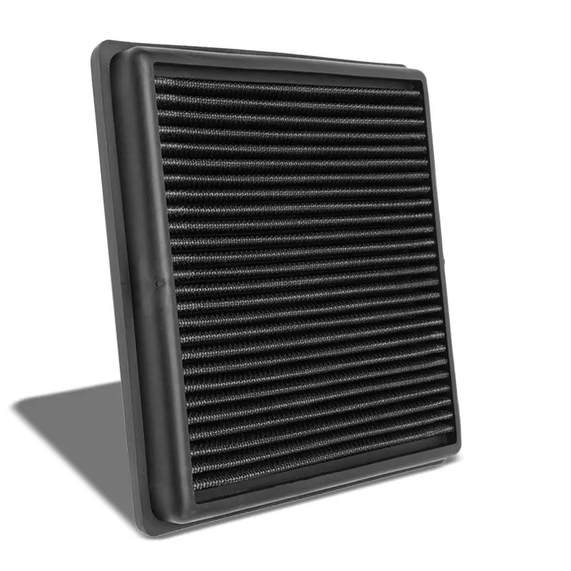 Black High Flow Oe Drop-In Replacement Panel Air Filter For 06-15 L200 Diesel 1