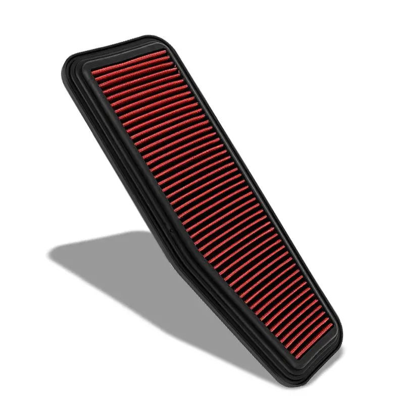 Red Cotton Drop-In Panel Air Filter For 01-05 Toyota Rav4 2.0L/2.4L 1