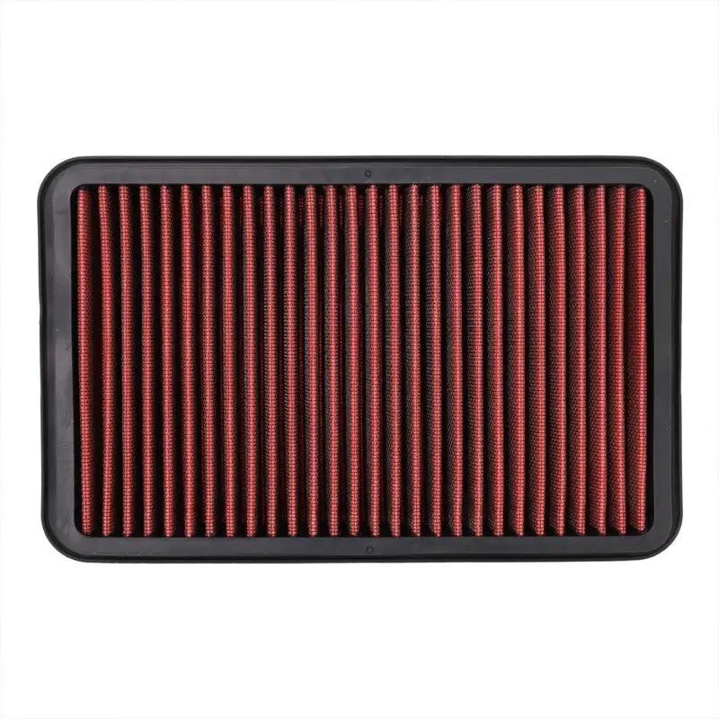 Red Cotton Drop-In Panel Air Filter For 92-02 Toyota Corolla 1.6L/1.8L 2
