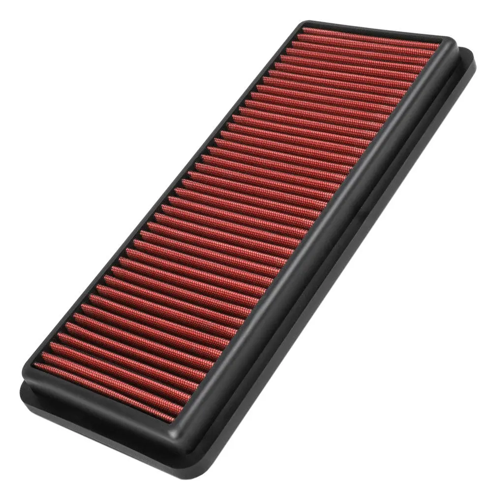 Red High Flow Washable Drop-In Panel Air Filter For 16-19 Mazda Mx-5 Miata 2.0L 1