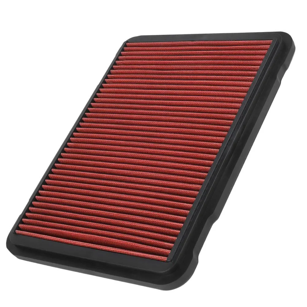 Red High Flow Drop-In Panel Air Filter For 98-07 Lx470/Land Cruiser 4.7L V8 1