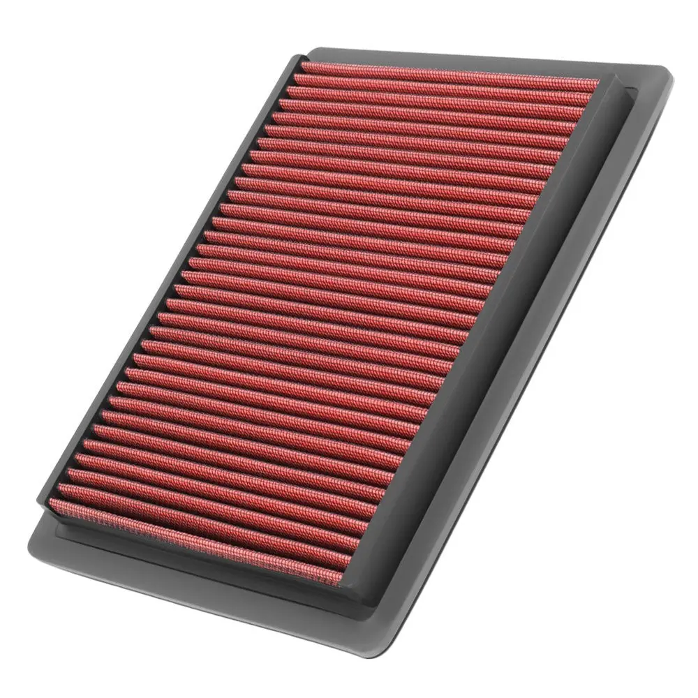 Red High Flow Washable Drop-In Panel Air Filter For 98-04 Intrepid 2.7L 3.2L 3.5 1