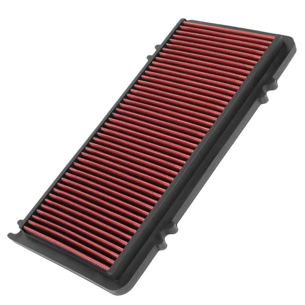 Red Washable Drop-In Panel Air Filter For 01-03 Cl/99-03 Tl/98-02 Accord 3.0L V6 1