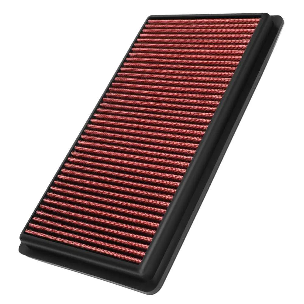 Red High Flow Drop-In Panel Air Filter For 11-20 Explorer 2.0T 2.3T 3.0T 3.5L 1