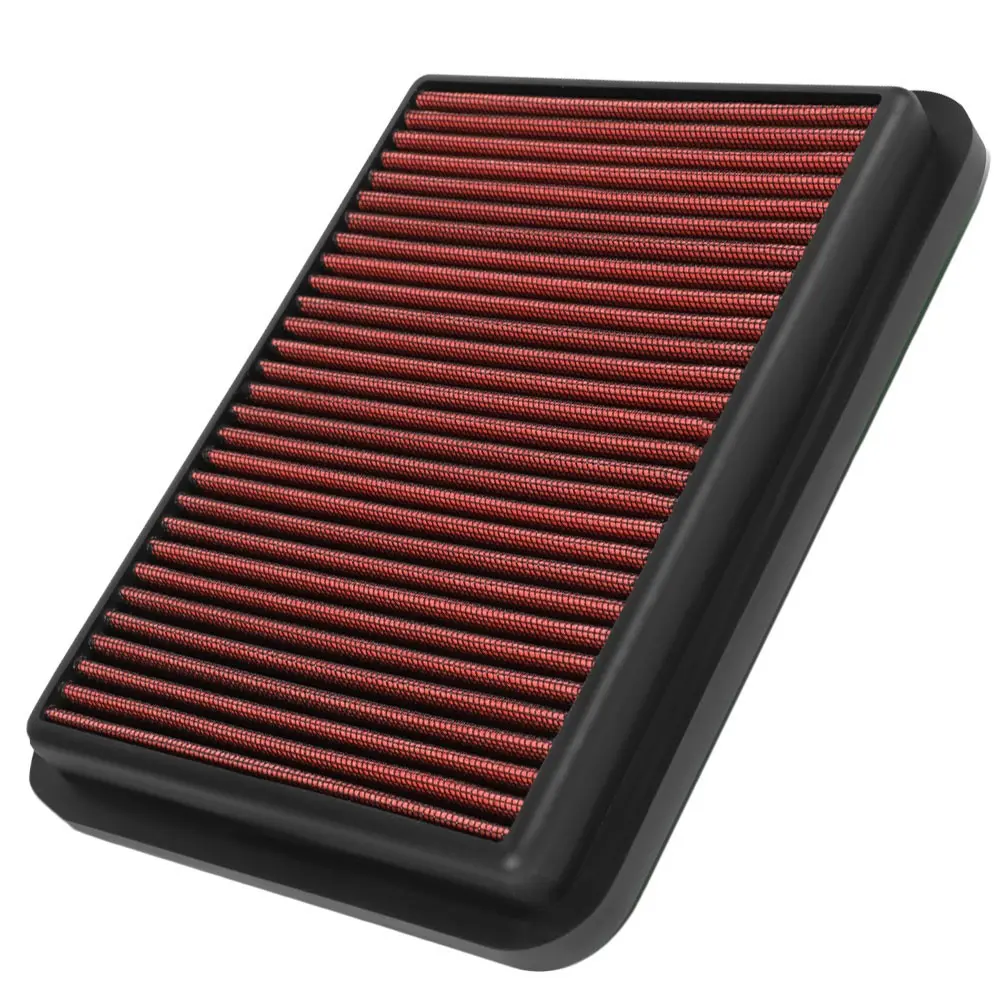 Red High Flow Drop-In Panel Air Filter For 19-20 Yaris/17-18 Yaris Ia 1.5L 1