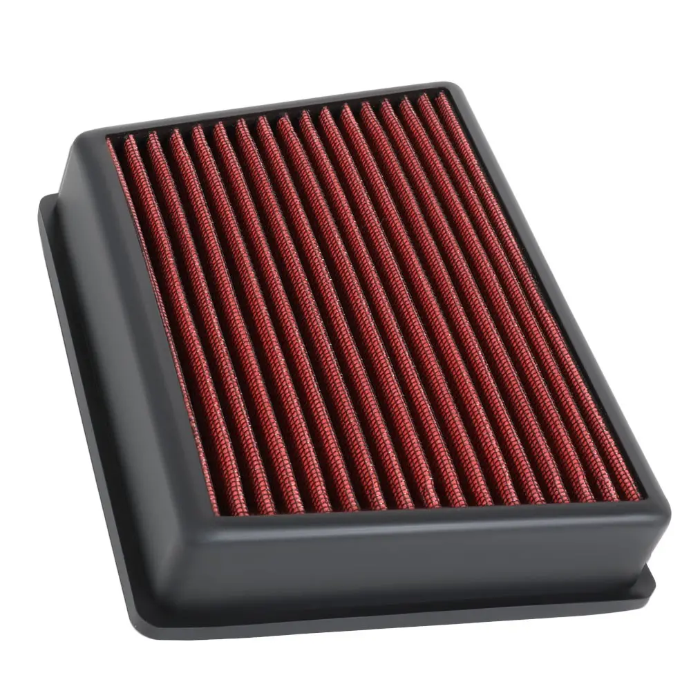 Red High Flow Washable Dropin Panel Air Filter For 18-21 Ecosport 1.0L 1.5L 2.0L 1