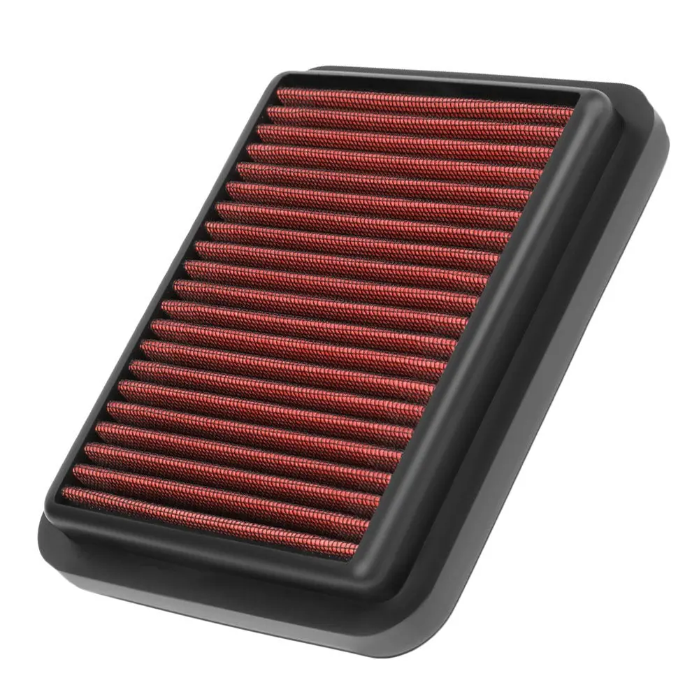 Red High Flow Washable Drop-In Panel Air Filter For 14-22 Accord 2.0L Hybrid/Plug-In 1
