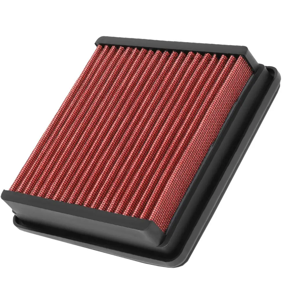 Red High Flow Washable Drop-In Panel Air Filter For 82-92 Camaro 2.8L 5.0L 5.7L 1