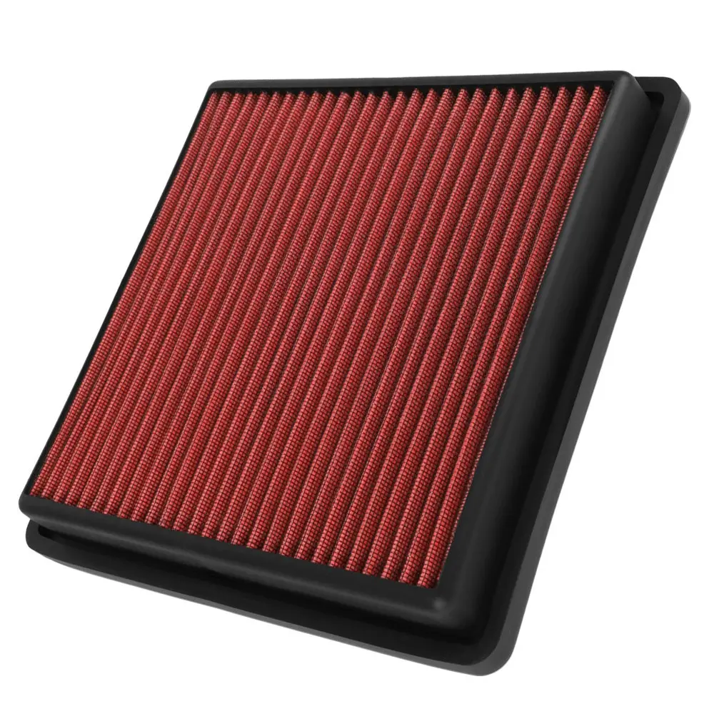 Red High Flow Drop-In Panel Air Filter For 16-20 Buick Envision 2.0L Turbo, 2.5L 1