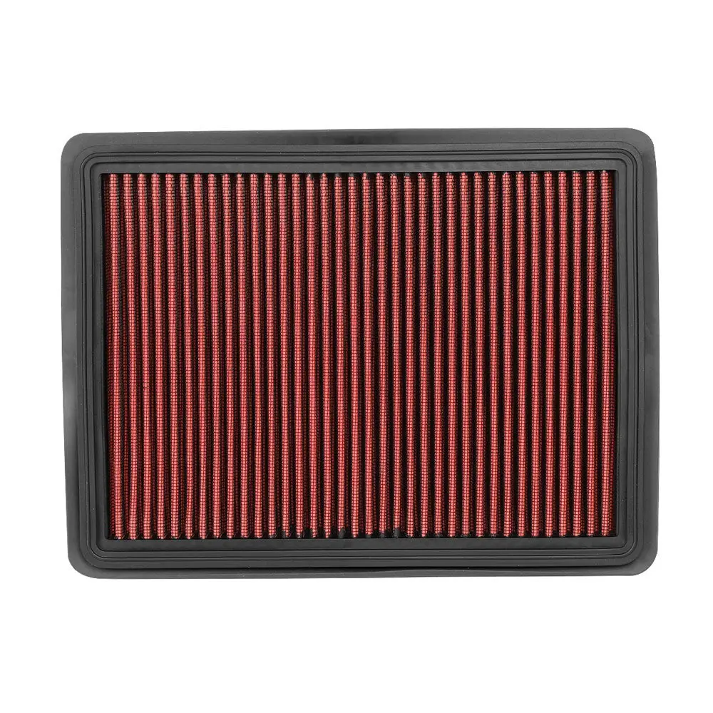 Red High Flow Washable Drop-In Panel Air Filter For 99-08 Grand Prix 3.1L 3.8L 2