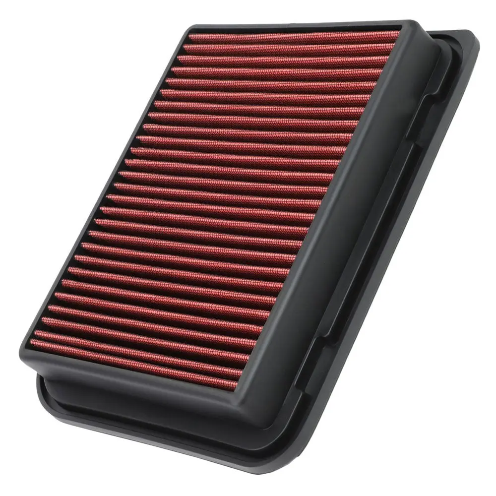 Red High Flow Washable Drop-In Panel Air Filter For 14-20 Outlander 2.4L 1