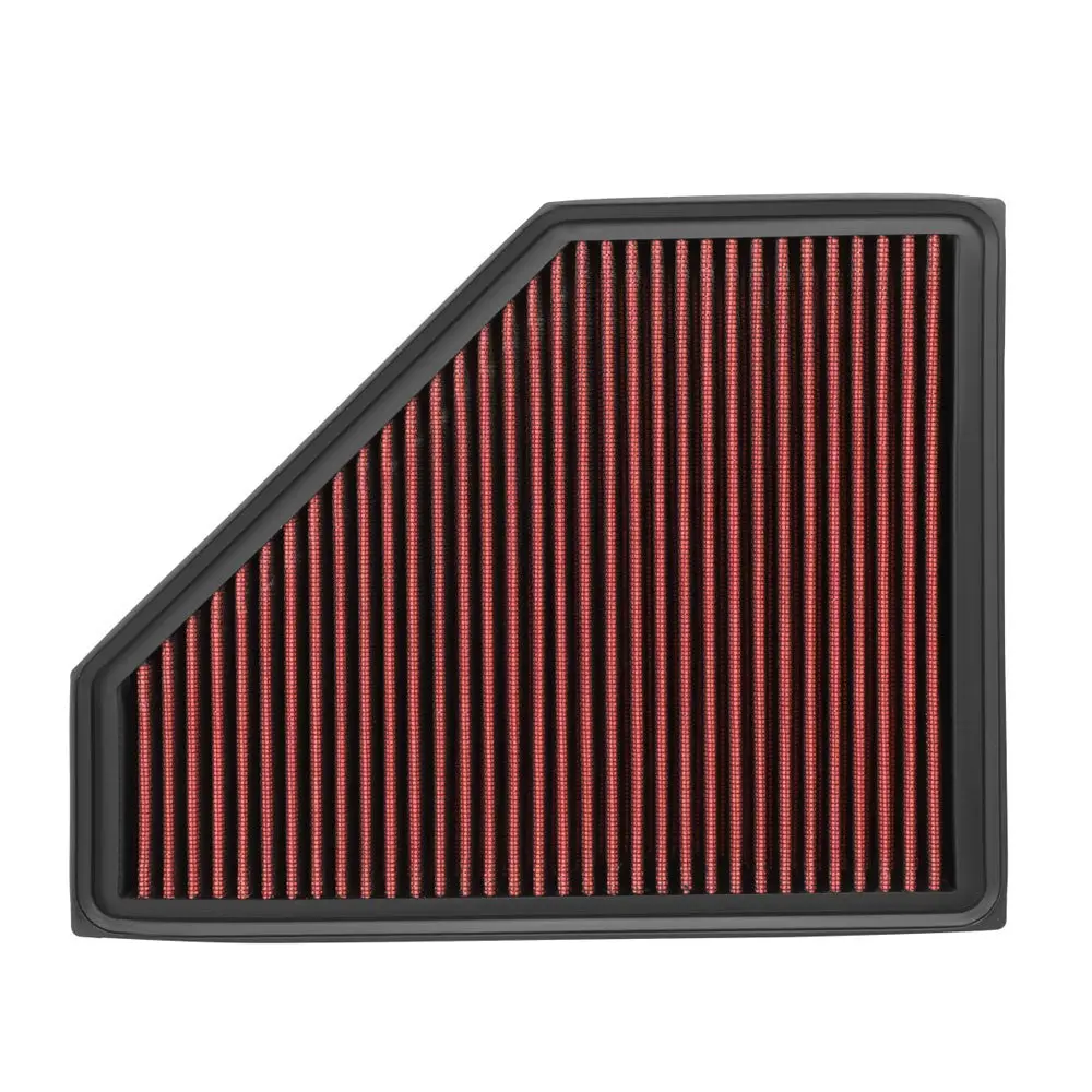 Red High Flow Washable Drop-In Panel Air Filter For 05-12 335D 3.0L Diesel 2