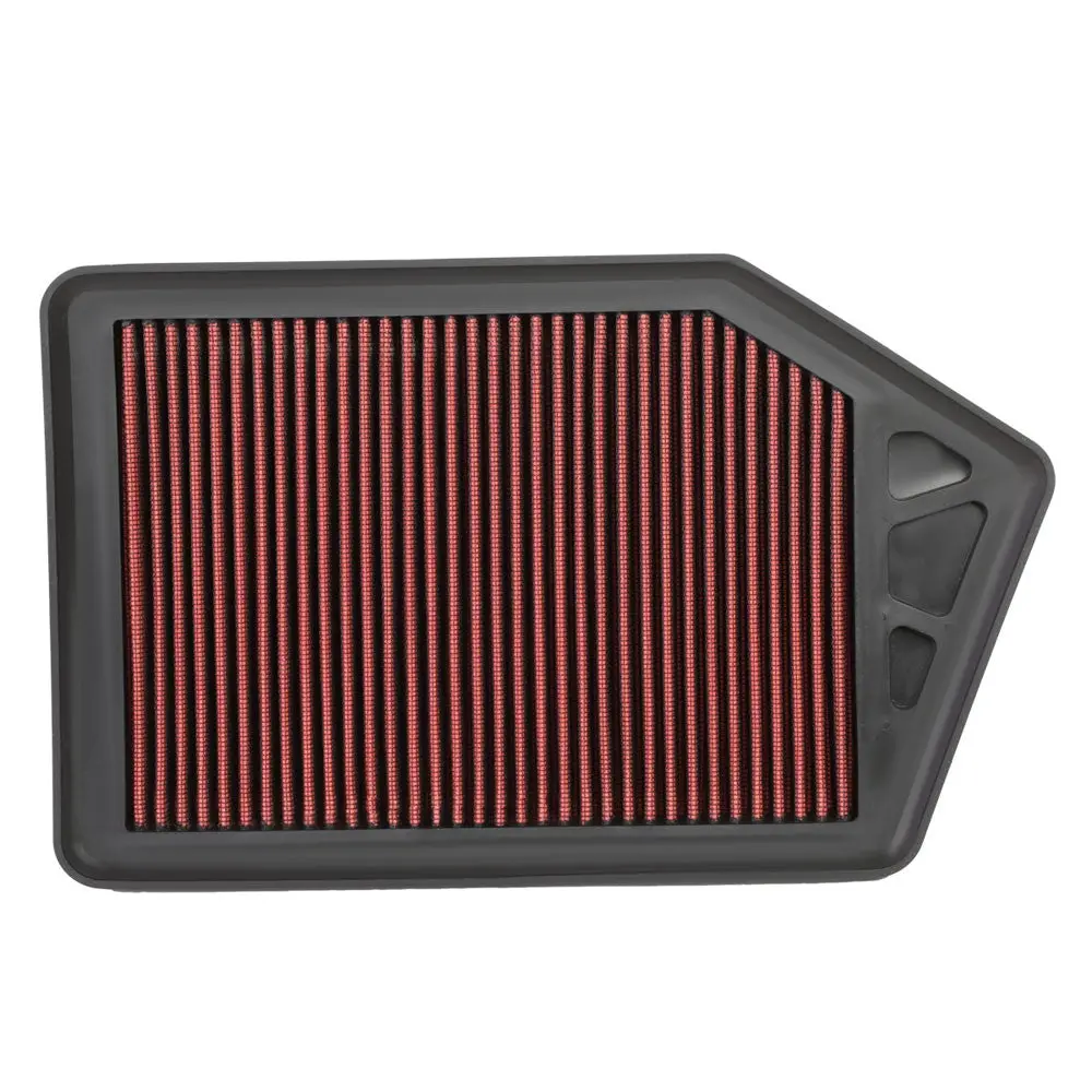 Red High Flow Washable Drop-In Panel Air Filter For 13-17 Honda Accord 2.4L Gas 2