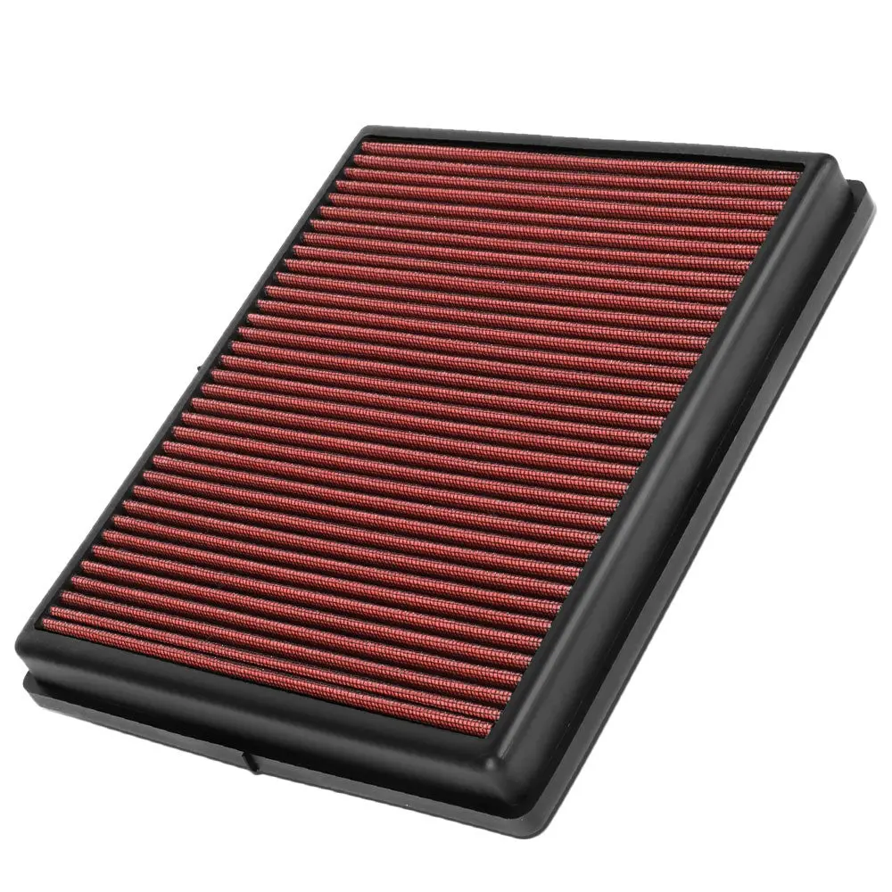 Red High Flow Washable Drop-In Panel Air Filter For 16-19 M2/14-16 M235i 3.0 Gas 1