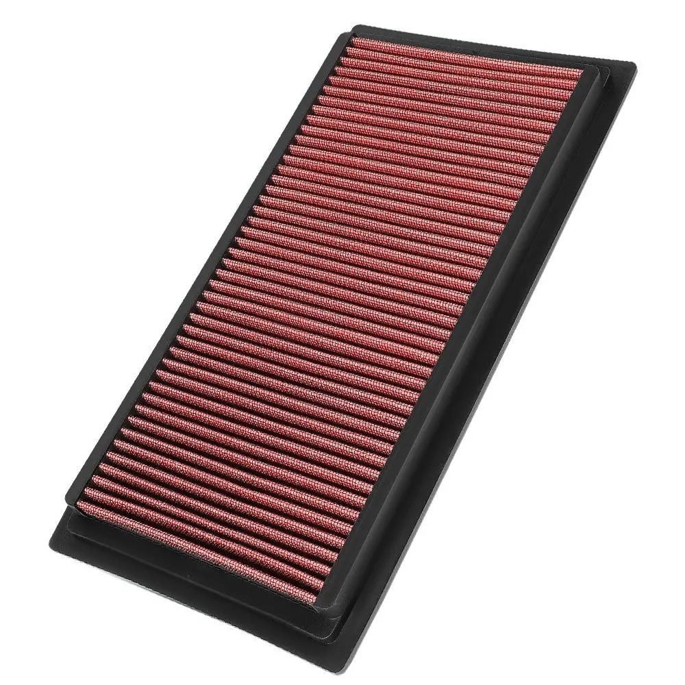 Red High Flow Drop-In Panel Air Filter For 07-10 Compass Patriot Caliber 1