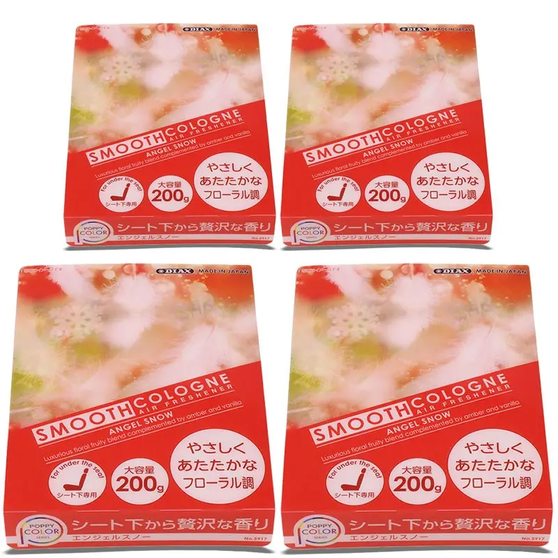 4Xsmooth Cologne Snow Scent Gel Indoor/Car/Office Air Freshener Smell Remover 1