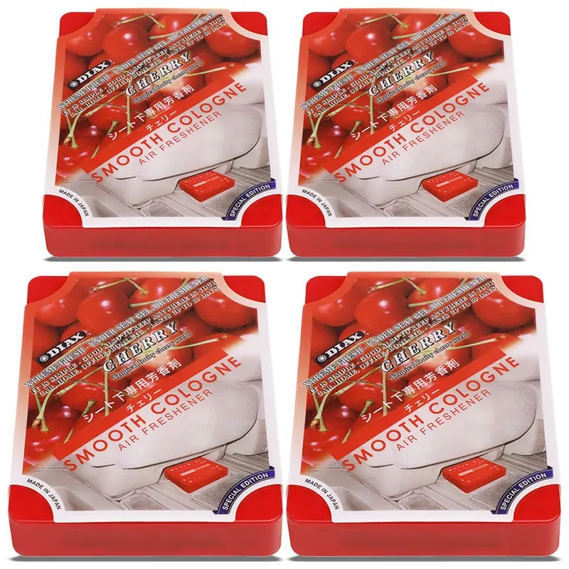 4Xsmooth Cologne Sherry Scent Gel Indoor/Car/Home Air Freshener Odor Eliminator 1
