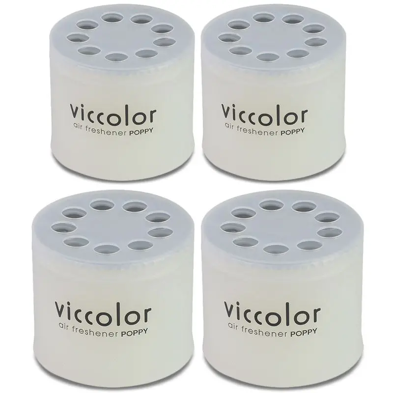 4X Viccolor Gel Based Can/White Water Scent Air Freshener Automotive Car Van 1