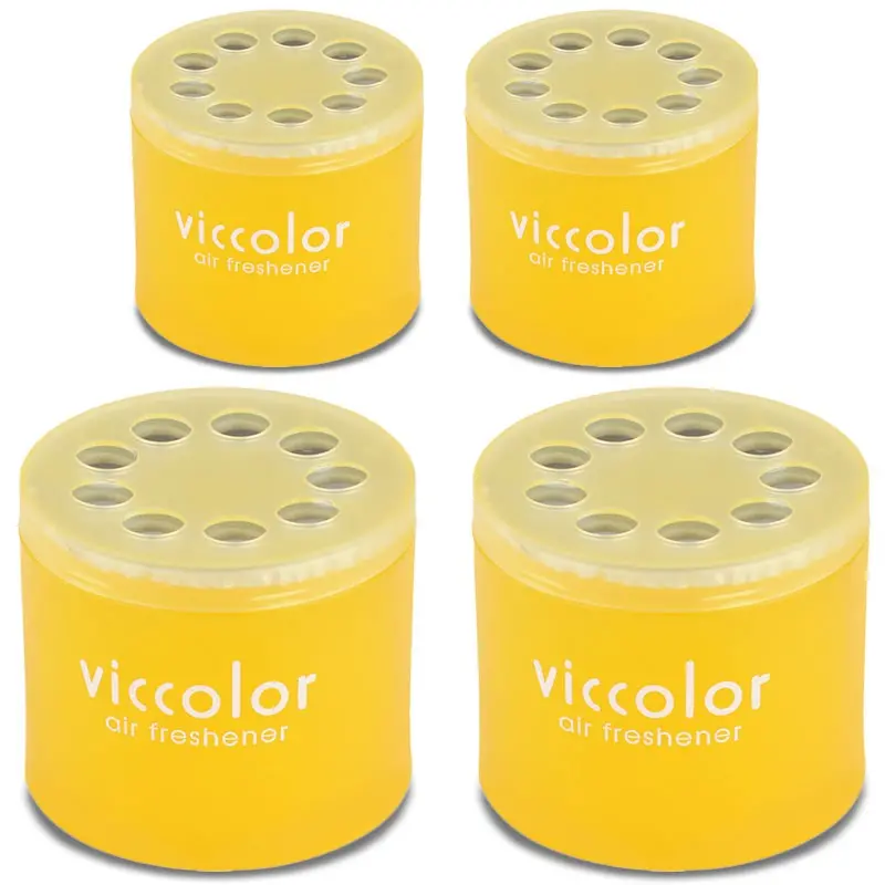 4X Viccolor Gel Based 85G Can/Tropical Scent Air Freshener Automotive Car Van 1