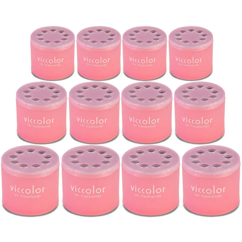 12X Viccolor Gel Based 85G Can/Peach & Kiss Scent Air Freshener Truck/Van 1