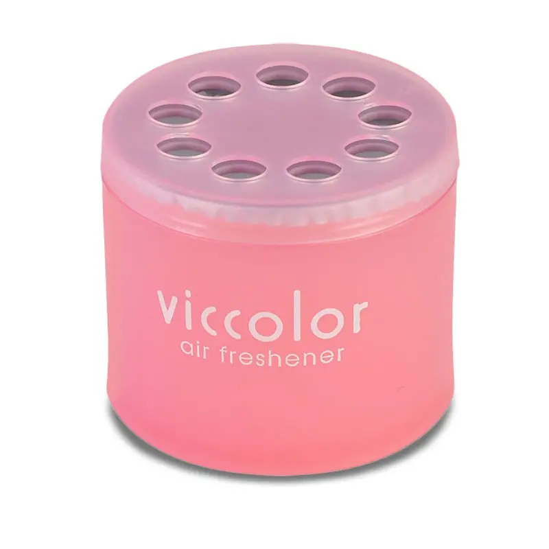 1X Viccolor Gel Based 85G Can/Peach & Kiss Scent Air Freshener Interior Suv 1