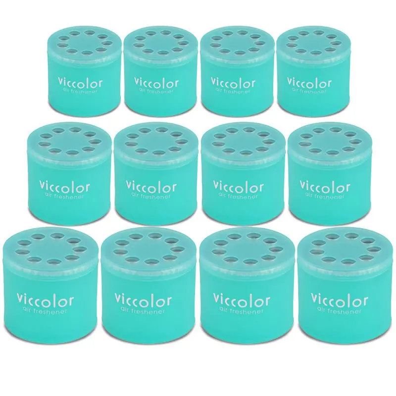 12X Viccolor Gel Based 85G Can/Clear Marine Scent Air Freshener Auto Car 1